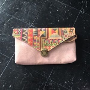 Portuguese Cork Tan Clutch Bag